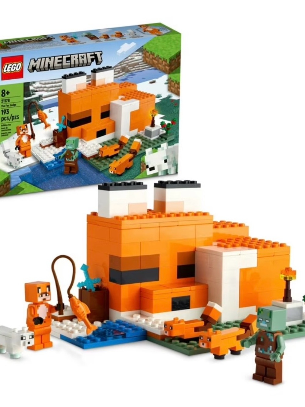 Lego Minecraft Fox Lodge Playset - 21178